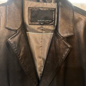 Men’s Wilson Leather Black Leather Jacket
Size M
